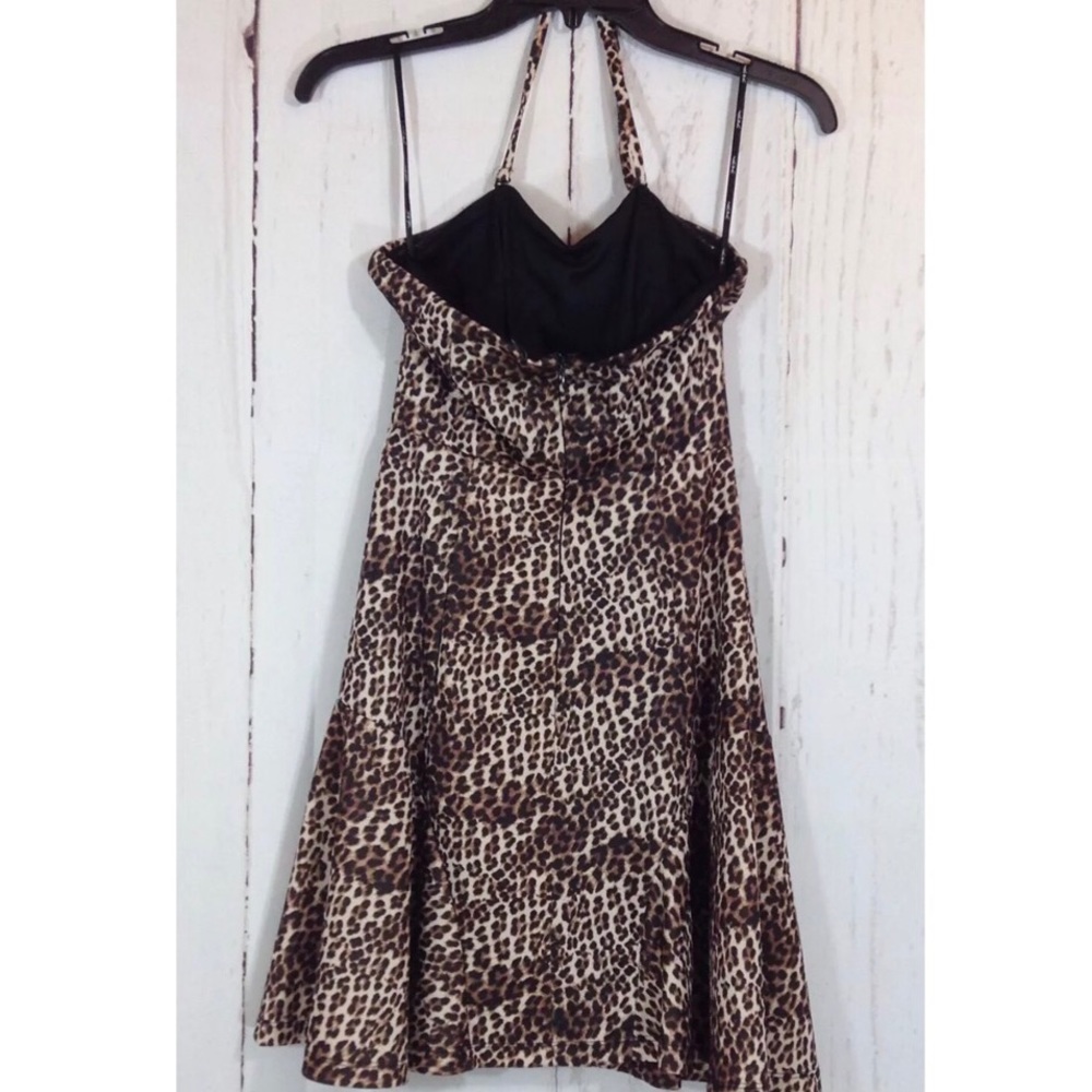 NWT Nikibiki Leopard Convertible Halter Dress - Picture 4 of 7